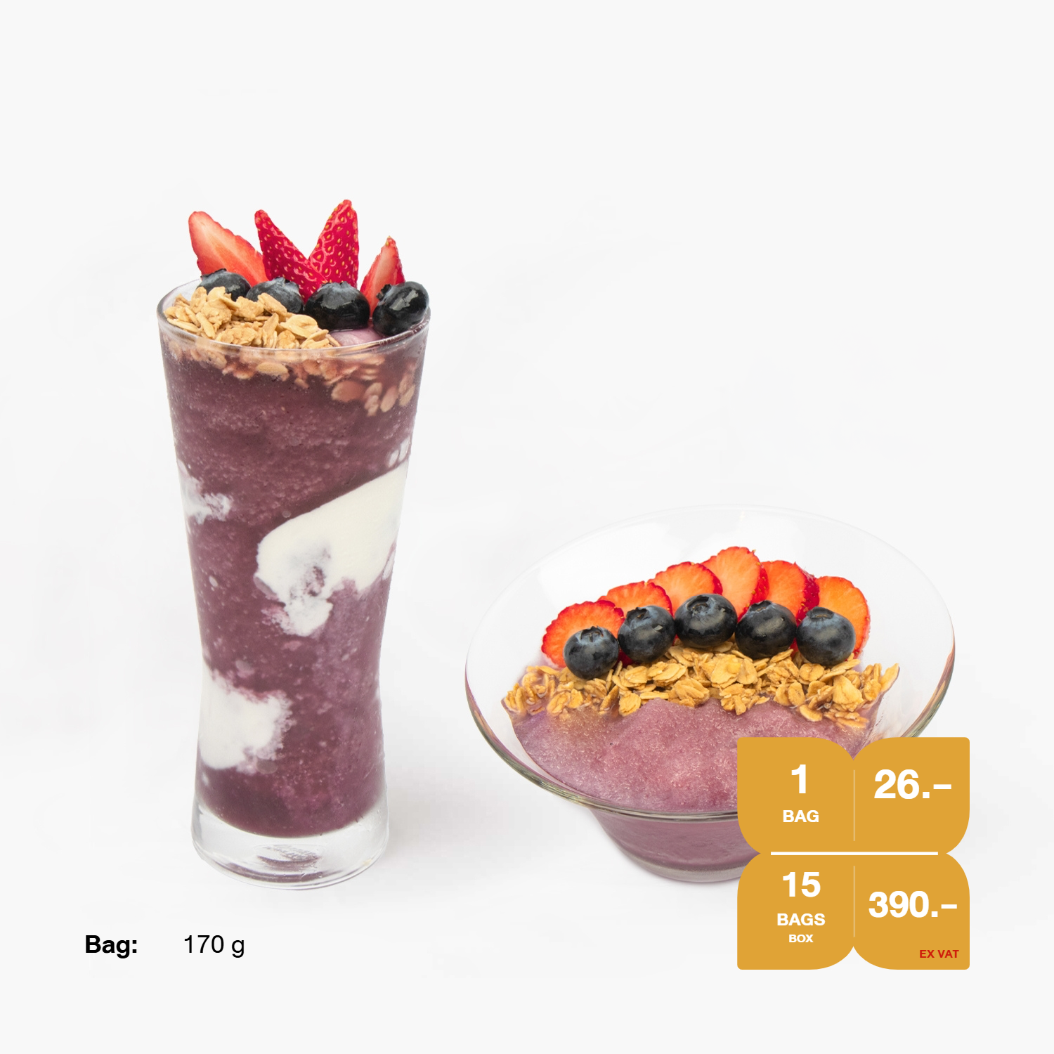 SYNOVA Berry Acerola Cherry Smoothie Bowl (Box-15bags)